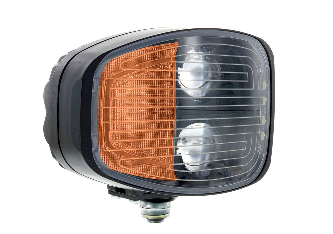 Driving light right SAE LED 12/24V de-icing